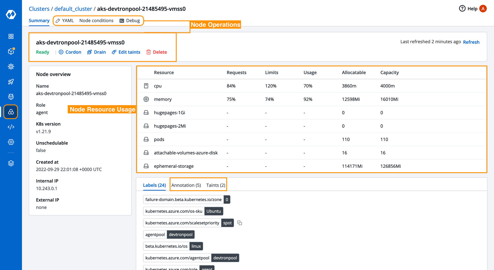 Cluster Node Operations