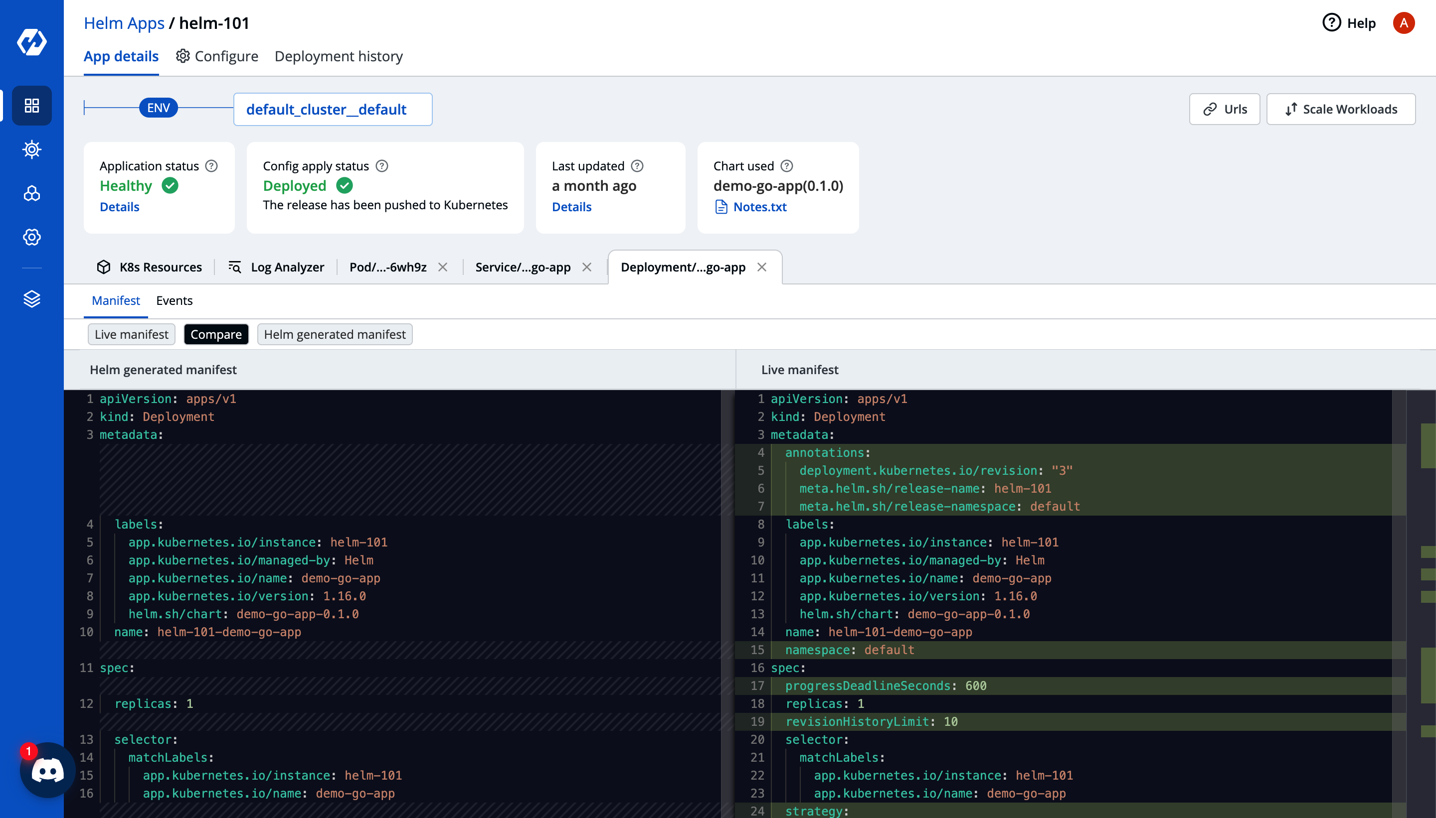 K8s Workload Diff [1]