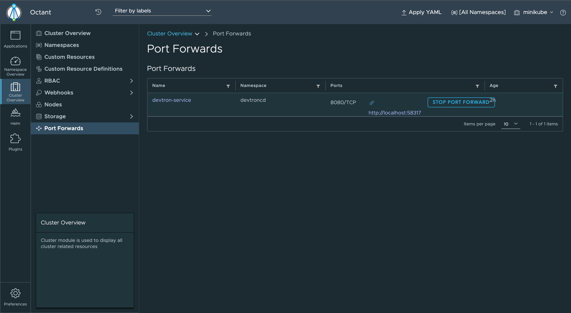 Octant Port-Forwards [3]