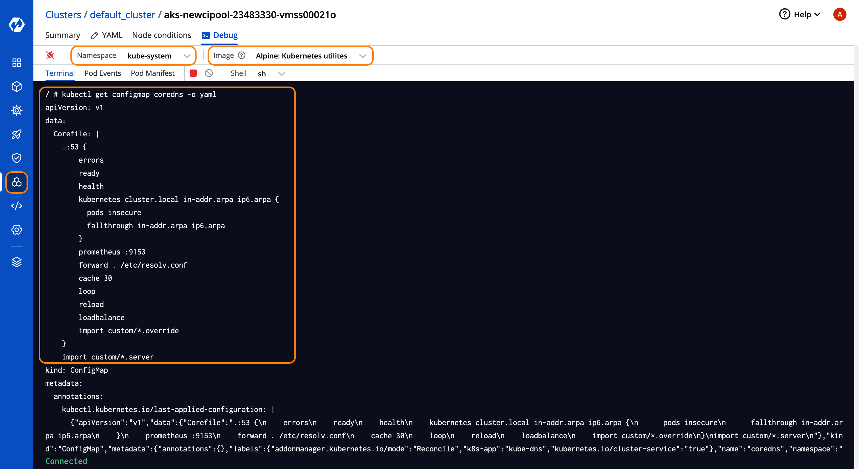 Coredns DNS Entry