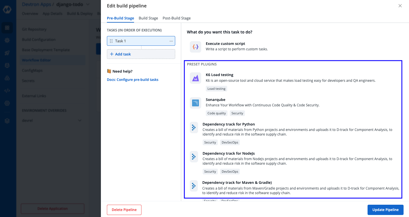 Pre/ Post Build in CI Pipeline