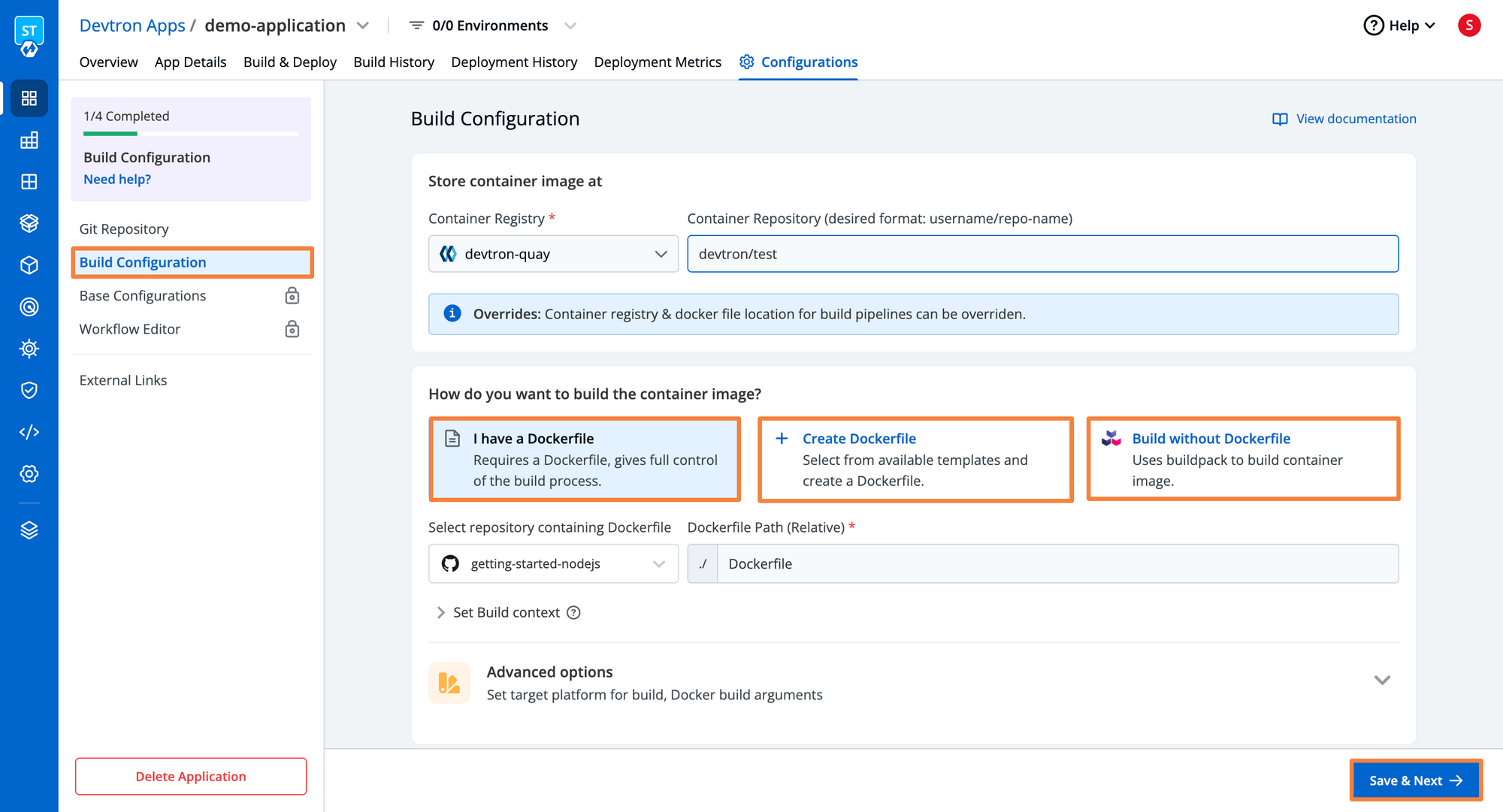 select-container-registry