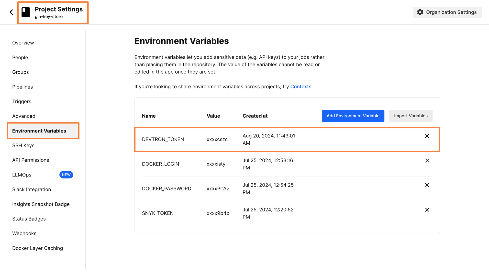 Create a Devtron Token