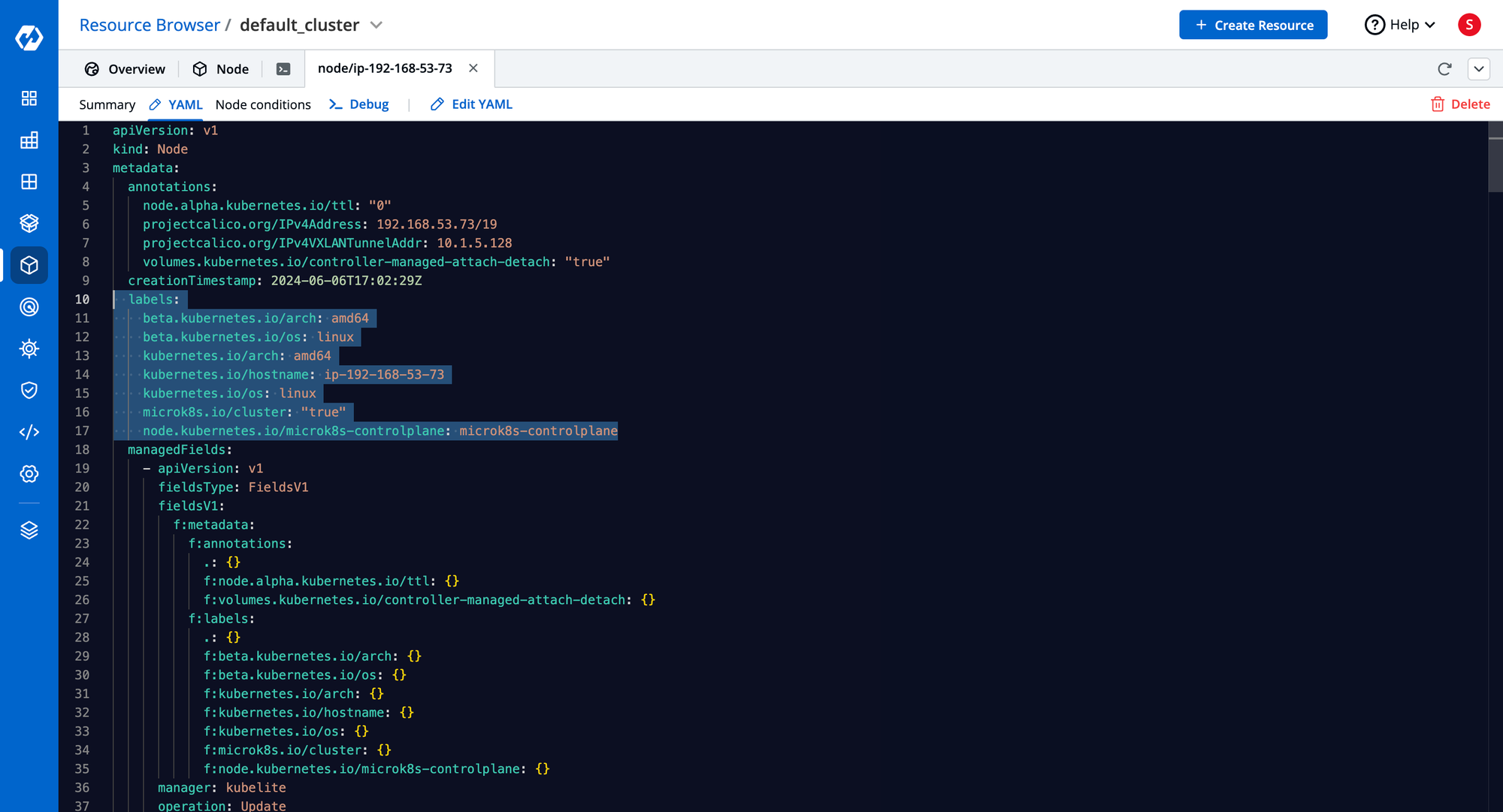 Node Labels