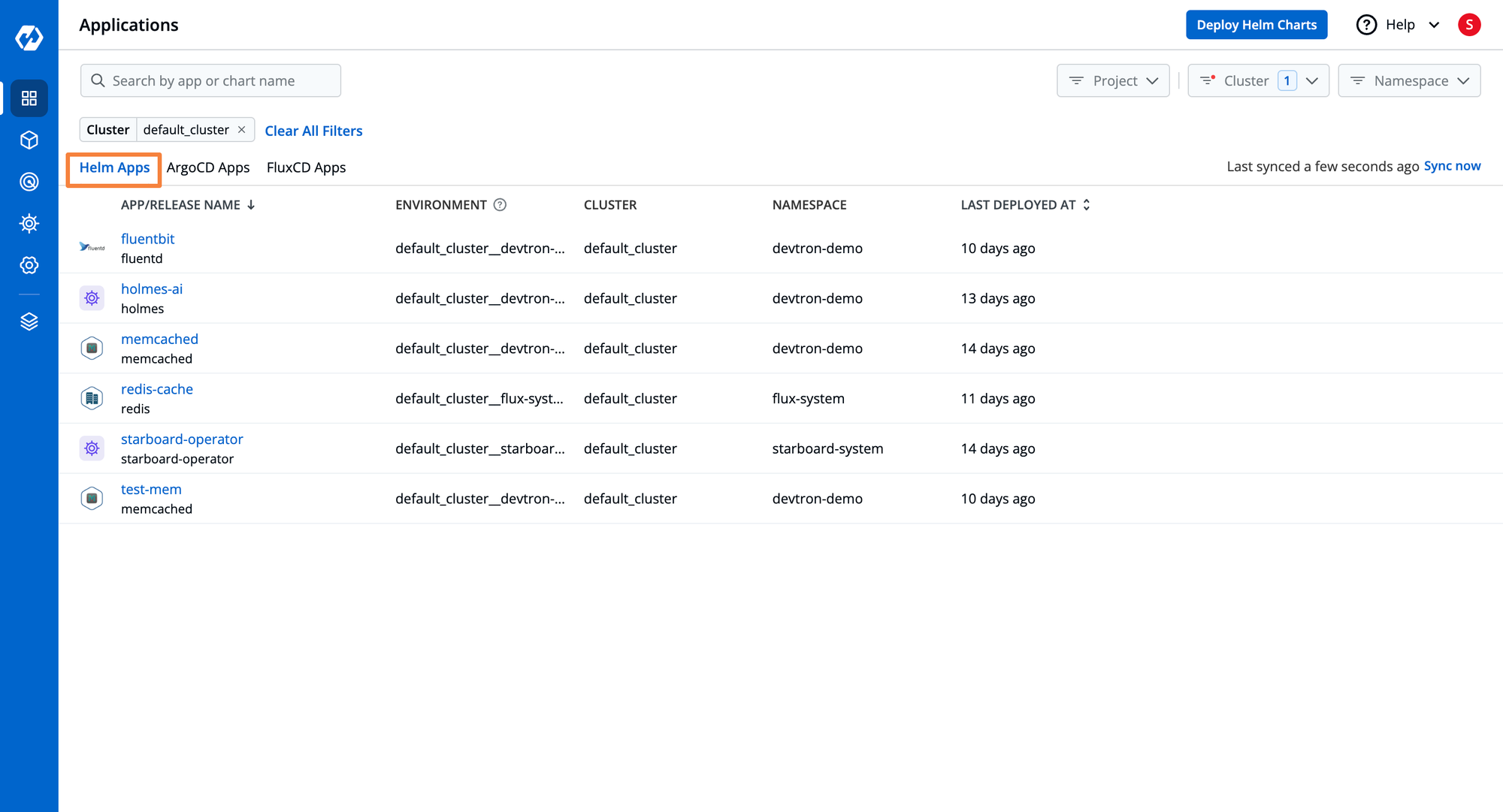 Devtron Helm apps