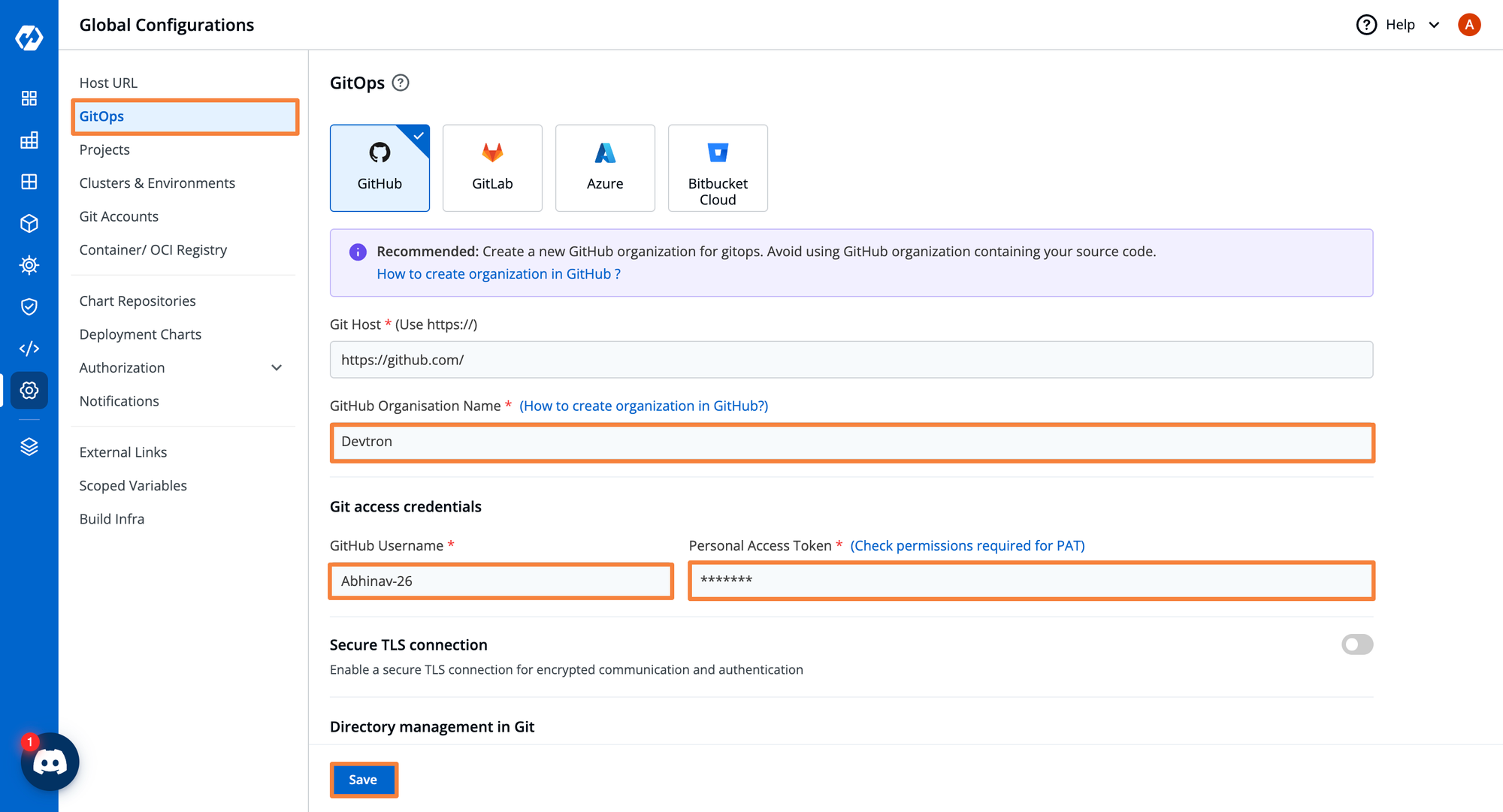 GitOps Configuration