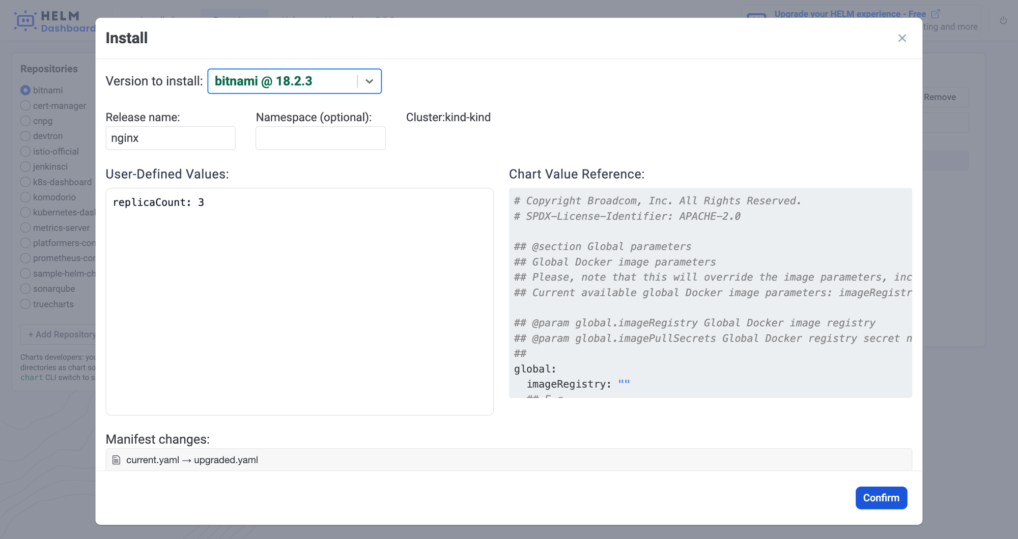 Deploy Helm Chart with Komodor