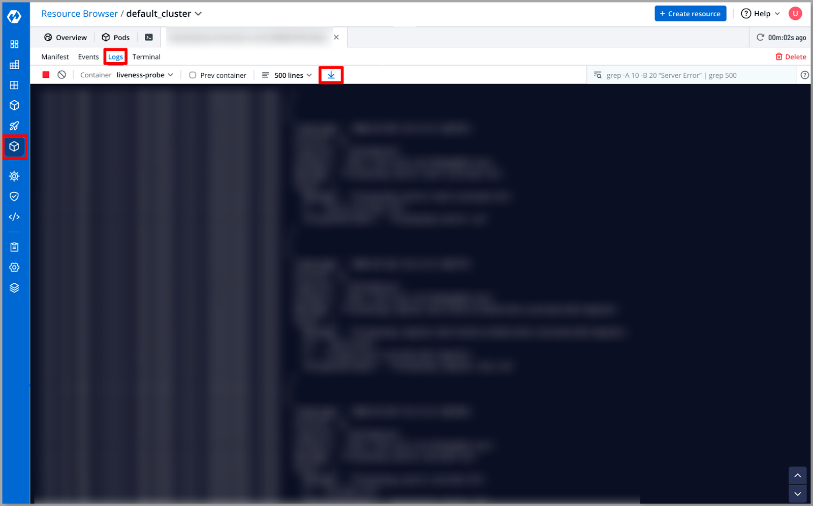 Download Pod Logs