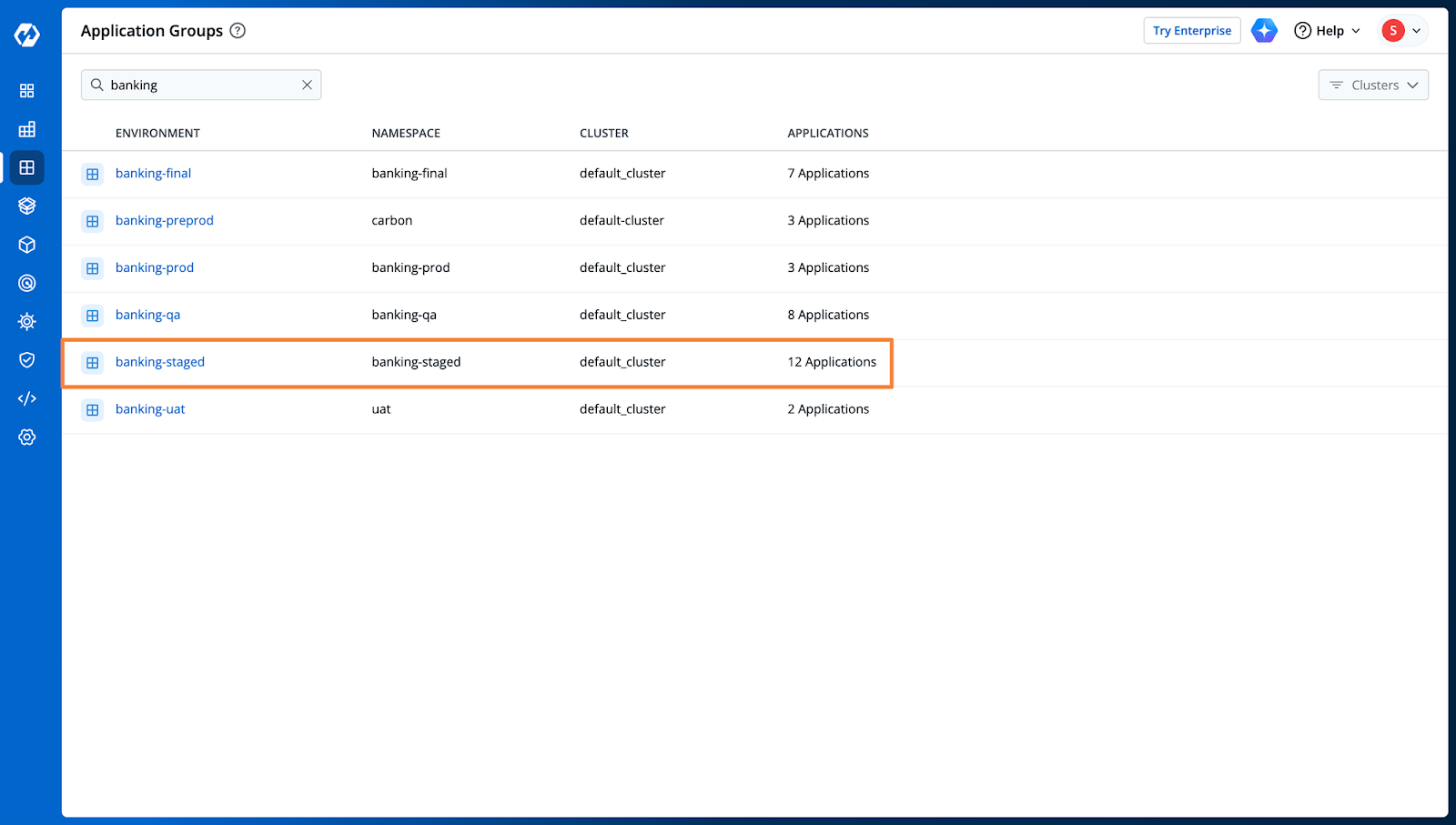 Application Groups