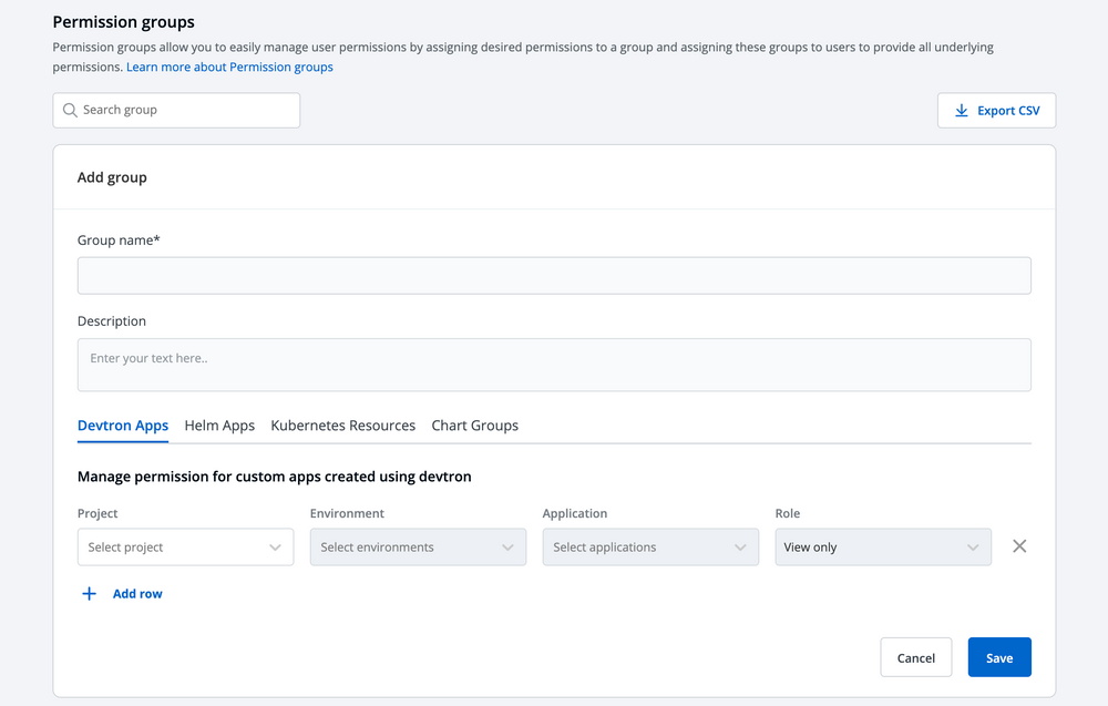 access management made easy with Devtron.