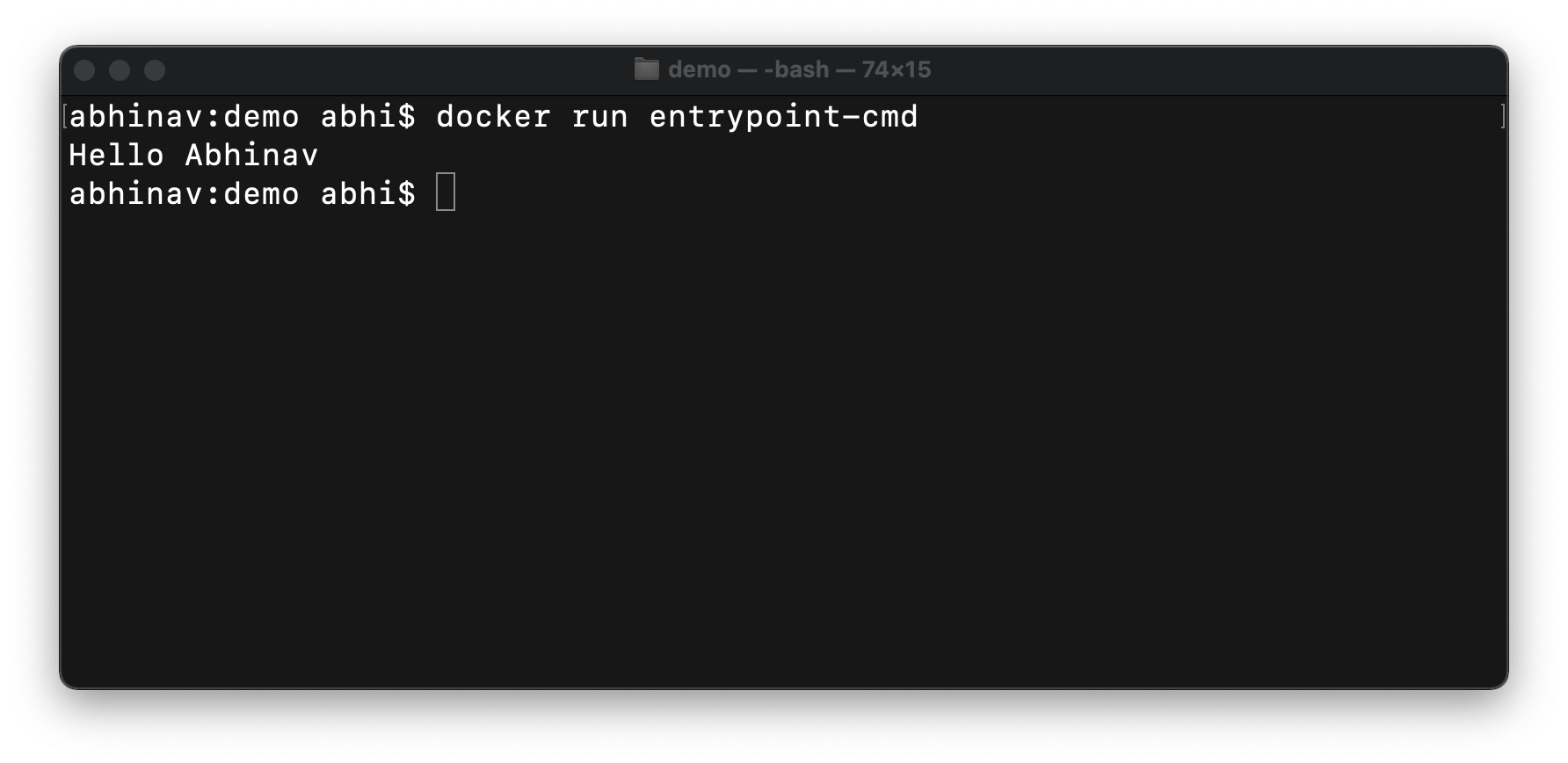 Understanding CMD and ENTRYPOINT Differences in Docker