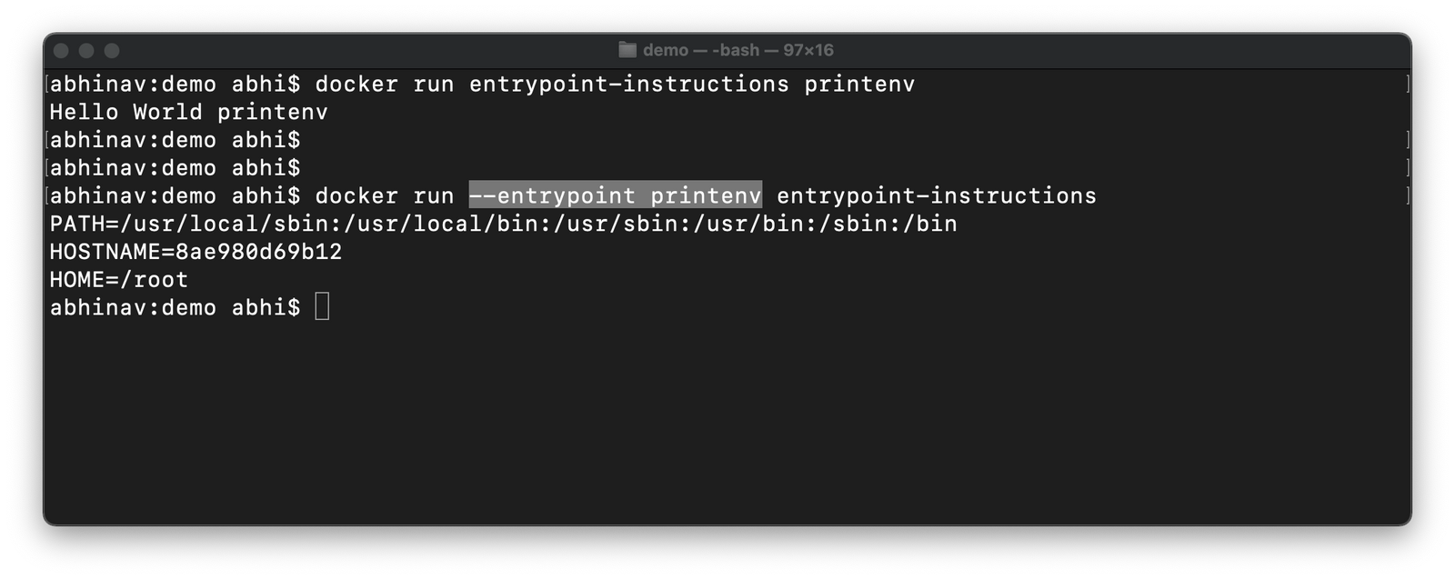 Understanding CMD and ENTRYPOINT Differences in Docker