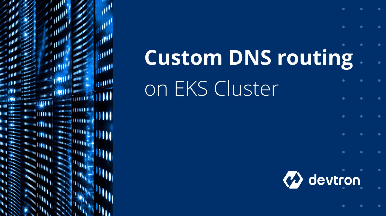 Setting up custom DNS routing on EKS Cluster