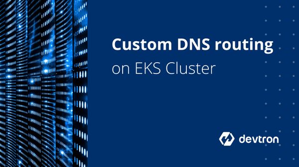 Setting up custom DNS routing on EKS Cluster
