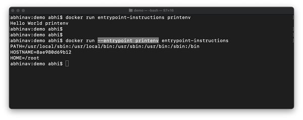 Understanding CMD and ENTRYPOINT Differences in Docker